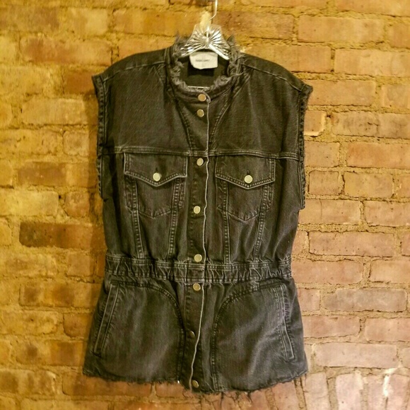 Rachel Comey Jackets & Blazers - Rachel Comey Black Denim Mettle Vest -- Jeans Vest